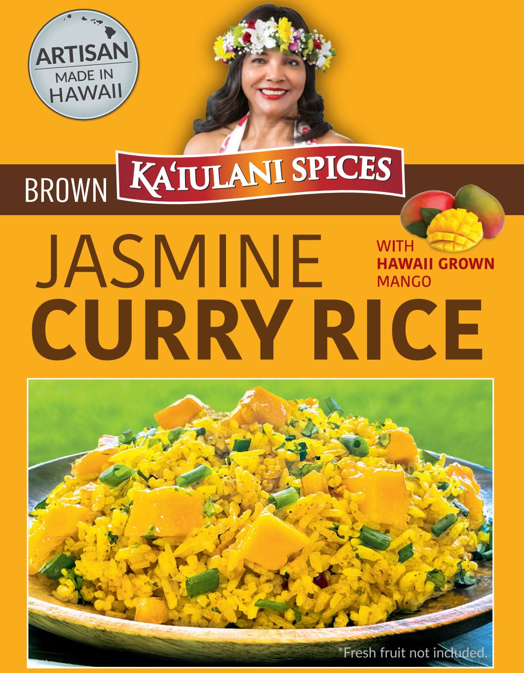 Mango Curry Rice Kit - Brown Rice (Original Packaging) - Kai Spices
