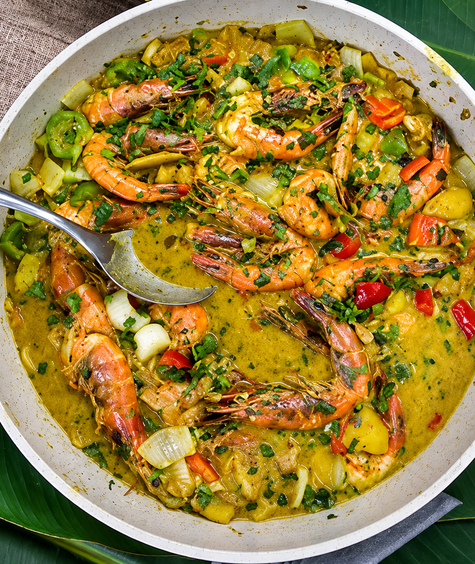 Easy Chicken Curry with Kauaʻi Shrimp