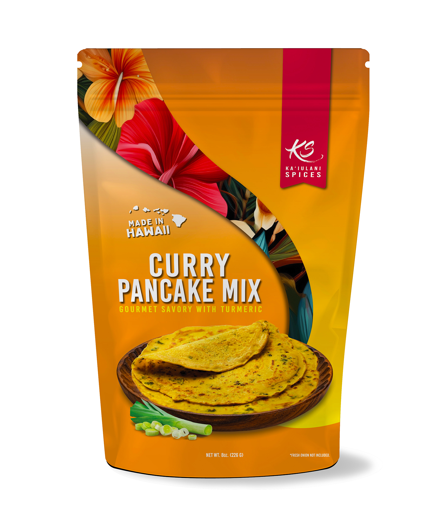 Curry Pancake Mix Gourmet Savory with Turmeric - Kai Spices